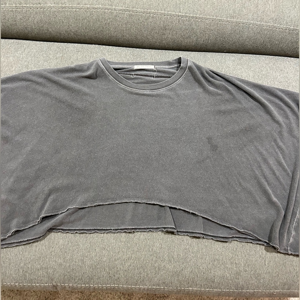 Free people cropped tee